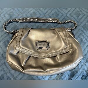 Nicole Miller silver purse